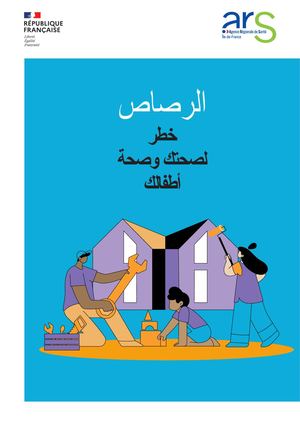 Plaquette - Plomb Arabe