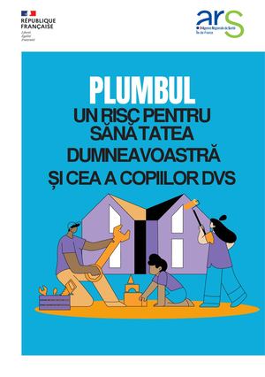 Plaquette - Plomb Roumain