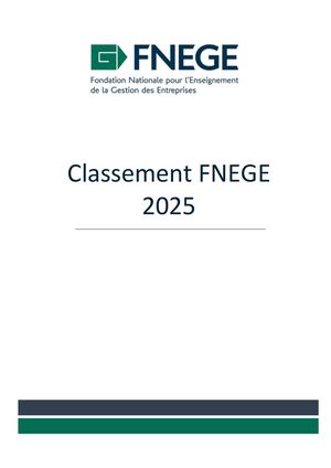 Rapport Classement