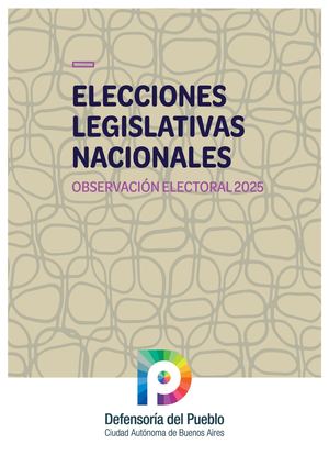Observación Elecciones Nacionales Octubre 2025