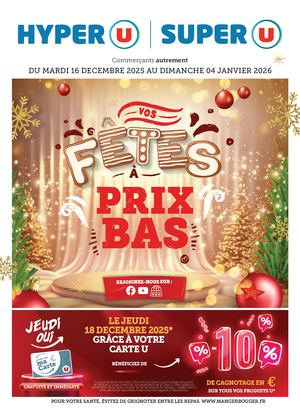 Catalogue Du 16 Decembre 2025 Au 04 Janvier 2026 Hyper U Super U
