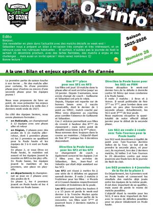 Newsletter Cso Novembre 2025 N°29