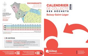 Calendrier collecte des déchets Boissy 2026