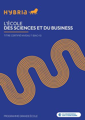 HYBRIA - Programme PGE