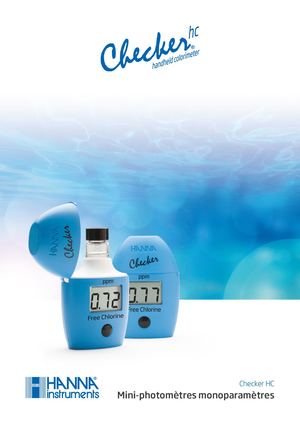 Mini-photomètres monoparamètres de poche Checker HC