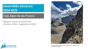 Présentation rapport moral et d'activités AG 2025