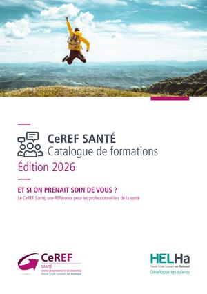 CeREF SANTÉ Catalogue de formations · Édition 2026