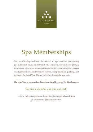 Spa Membership