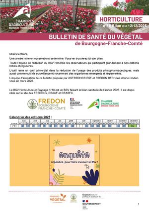 Bsv Horti Et Paysage N18 Bilan Du 12 12 2025