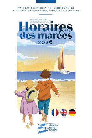 Horaires des marées 2026 Destination Vendée Grand Littoral