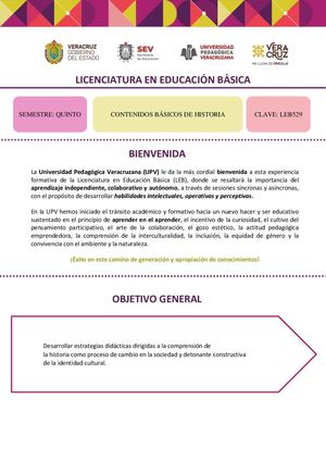 Contenidos Basicos De Historia