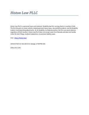 Histon Law Pllc