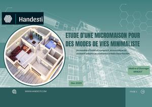 Green Minimalist Urban Architecture Presentation (42 X 29 7 Cm)