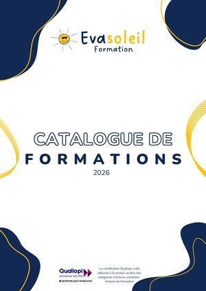 Catalogue De Formations 2026