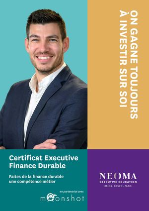 Certificat Executive Finance Durable 2025