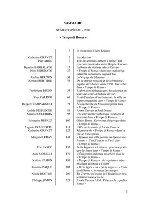 Tempodi Roma Actes50 Anniversaire