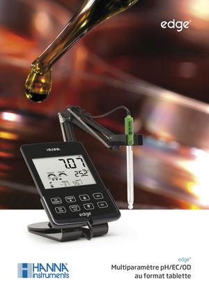edge, le multiparamètre pH/EC/OD au format tablette