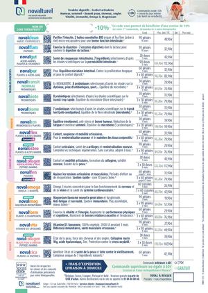 Bon de prescription Novalturel