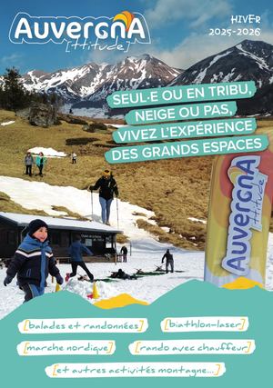 Auvergn'Attitude Dépliant Hiver 2026