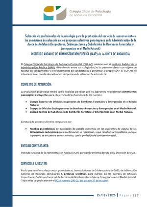2025-12-15 Oferta Evaluacion Psicologica Iaap Bomberos Forestales