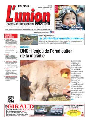 L'union Du Cantal N° 3853