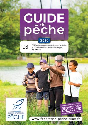 Guide de Pêche 2026 - Allier
