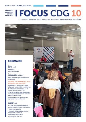 FOCUS TRIMESTRIELLE CDG 10 N°24