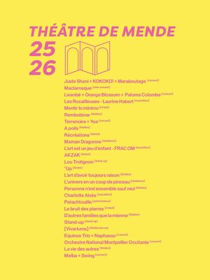 Brochure TDM Saison Culturelle 25-26