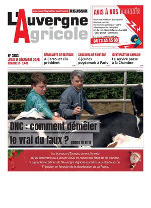 Auvergne Agricole N°3153