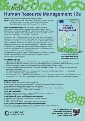 Human Resource Management 12e_frontlist