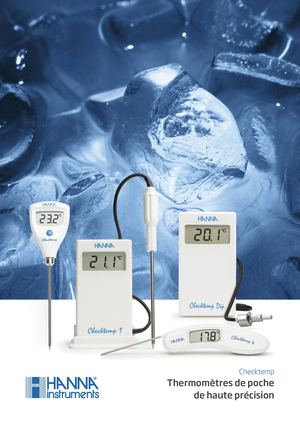 Thermomètres de poche de haute précision Checktemp