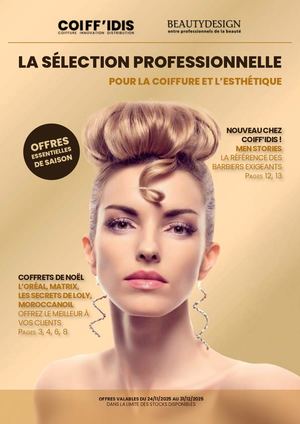 Plaquette Coiffidis Beautydesign Mars-Mai 2025