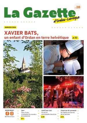 La Gazette D'ordan Larroque N°28 Janvier 2026