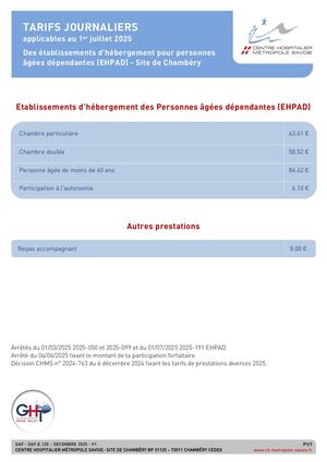 DUPA_09/2024 - Tarifs Ehpad 2024 Chambery