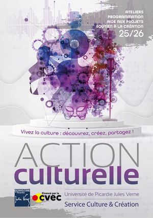 Brochure Action Culturelle 2025/2026 - Service Culture & Création de l'UPJV