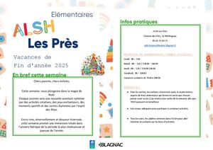 Alsh Les Prés Elementaire (Semaine 1 + Semaine 2)