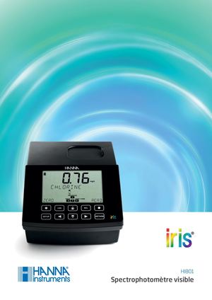 Spectrophotomètre HI801 Iris