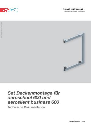Set Deckenmontage - aeroschool 600 und aerosilent business 600