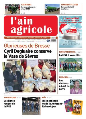 Ain Agricole vendredi 19 décembre 2025