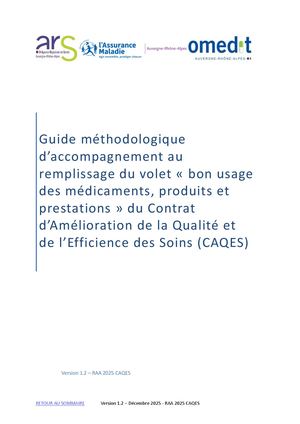 Guide Méthodologique CAQES ARA RAA 2025