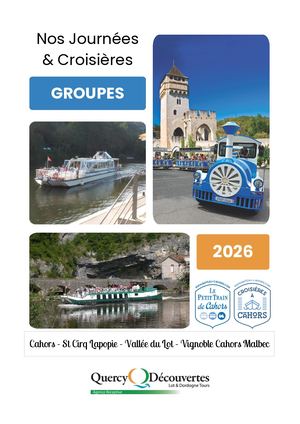 Catalogue Groupes 2026