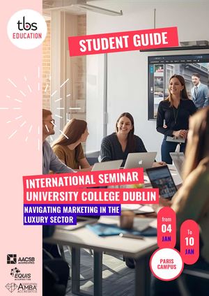 2026 UCD International Seminar - Student Guide