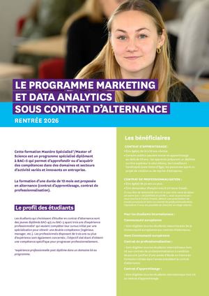 Fiche Alternance Marketing et Data Analytics