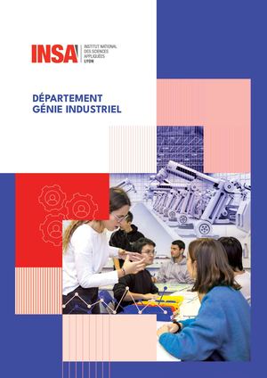 Département génie industriel - 2026