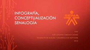Infografía, Conceptualizacion Senalogía