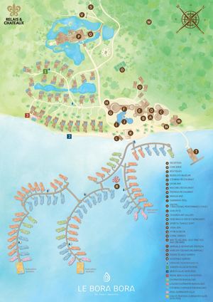 Le Bora Bora_Resort map