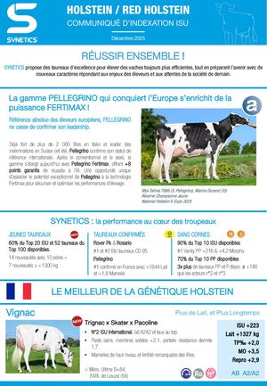 Communiqué SYNETICS Décembre 2025 Holstein