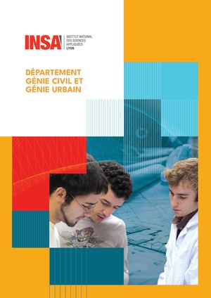 Département génie civil et génie urbain - 2026