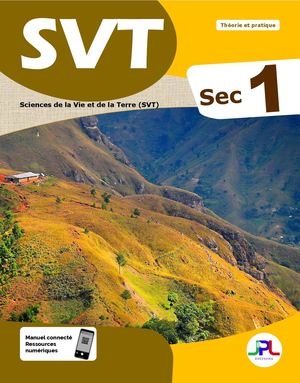 Extrait du manuel de SVT Secondaire 1, Éditions JPL