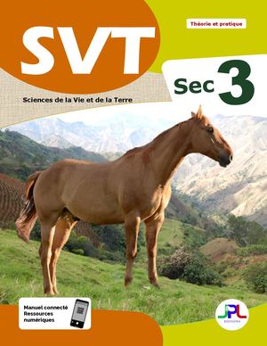 Extrait du manuel de SVT Secondaire 3, Éditions JPL